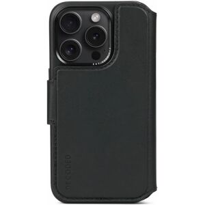 Decoded leren portemonneehoes voor iPhone 15 Pro - Zwart Decoded leren portemonneehoes voor iPhone 15 Pro - Zwart