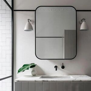 Viking Choice Grifo de lavabo negro mate para pared - 20cm - Con control de temperatura Viking Choice Grifo de lavabo negro mate para pared - 20cm - Con control de temperatura
