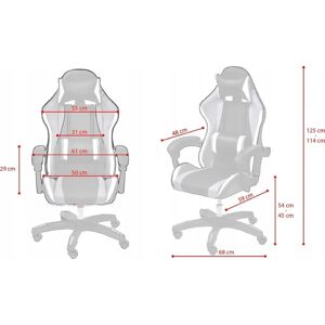 Viking Choice Gaming-Stuhl - Ergonomisch Weiß-Grau-Limette Viking Choice Gaming-Stuhl - Ergonomisch Weiß-Grau-Limette
