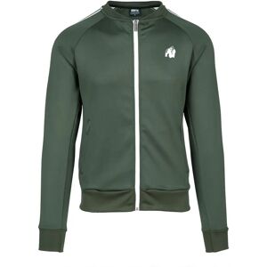 Gorilla Wear Riverside Track Groene Slank Fit Jas - Jas Gorilla Wear Riverside Track Groene Slank Fit Jas - Jas