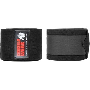 Gorilla Wear Knie Wraps 200cm Zwart - Knie Wraps Gorilla Wear Knie Wraps 200cm Zwart - Knie Wraps