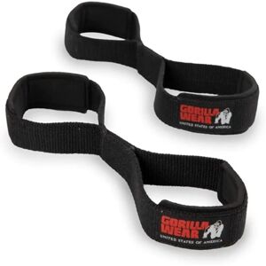 Gorilla Wear Model: Figure 8 Lifting Straps - Zwart Gorilla Wear Model: Figure 8 Lifting Straps - Zwart