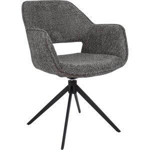 Kick Collection Owen Swivel Eetkamerstoel - Donkergrijs - Meubilair Kick Collection Owen Swivel Eetkamerstoel - Donkergrijs - Meubilair