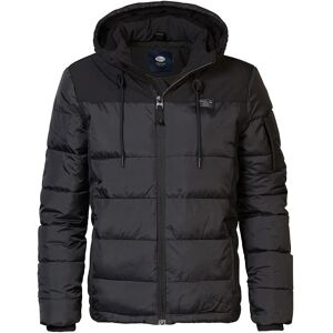 Petrol Industries - Veste rembourrée noire/grise pour hommes - Manteau d'hiver - Publicité Petrol Industries - Veste rembourrée noire/grise pour hommes - Manteau d'hiver - Publicité