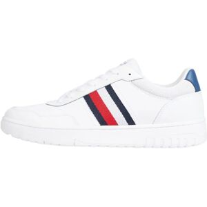 Tommy Hilfiger White Leather Sneakers - Sneakers Tommy Hilfiger White Leather Sneakers - Sneakers