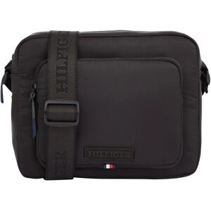 TOMMY HILFIGER Black Nylon Messenger Bag - Messenger Bag TOMMY HILFIGER Black Nylon Messenger Bag - Messenger Bag