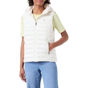 Tommy Hilfiger Padded Global Stripe Vest (WW0WW40779) - ancient white Tommy Hilfiger Padded Global Stripe Vest (WW0WW40779) - ancient white