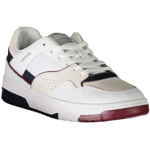 Tommy Hilfiger Lederen Kleurblok Basketbal Sneakers - Sneakers Tommy Hilfiger Lederen Kleurblok Basketbal Sneakers - Sneakers