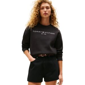 Tommy Hilfiger Black Logo Sweatshirt - Sweatshirt Tommy Hilfiger Black Logo Sweatshirt - Sweatshirt