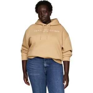 Tommy Hilfiger Brown Logo Hoodie - Hoodies Tommy Hilfiger Brown Logo Hoodie - Hoodies