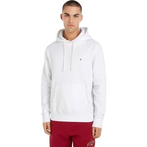 Tommy Hilfiger Weiß Fleece Kapuzenpullover - Hoodie Tommy Hilfiger Weiß Fleece Kapuzenpullover - Hoodie