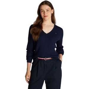 Tommy Hilfiger Night Navy V-Neck Sweater - Sweater Tommy Hilfiger Night Navy V-Neck Sweater - Sweater