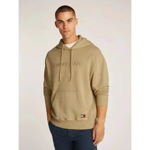 Tommy Jeans Relic Tan Logo Hoodie - Hoodie Tommy Jeans Relic Tan Logo Hoodie - Hoodie