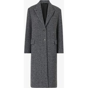 Calvin Klein Grå Herringbone Jakke - Damer Calvin Klein Grå Herringbone Jakke - Damer