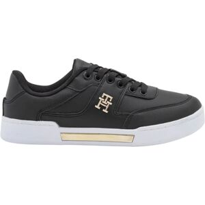 Tommy Hilfiger Devon Leder Freizeit-Sneaker - Turnschuh Tommy Hilfiger Devon Leder Freizeit-Sneaker - Turnschuh