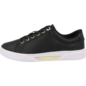 Tenis din piele Tommy Hilfiger de jos - Negru - Lifestyle Tenis din piele Tommy Hilfiger de jos - Negru - Lifestyle
