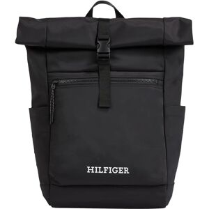 Tommy Hilfiger Black Backpack - Monotype Rolltop - 14.5L Tommy Hilfiger Black Backpack - Monotype Rolltop - 14.5L