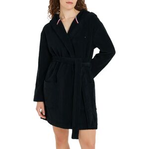 Tommy Hilfiger Blue Hooded Bathrobe - Bathrobe Tommy Hilfiger Blue Hooded Bathrobe - Bathrobe