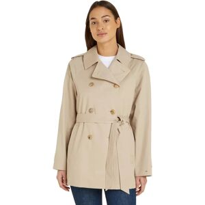 Tommy Hilfiger - Kort trenchcoat - Beige - 44 Kvinnor Tommy Hilfiger - Kort trenchcoat - Beige - 44 Kvinnor