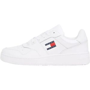 Tommy Hilfiger Retro Essential Pantofi de Baschet din Piele - alb Tommy Hilfiger Retro Essential Pantofi de Baschet din Piele - alb
