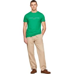 Tommy Hilfiger Logo Slim Fit Jersey T-Shirt (MW0MW11797) - olympic green Tommy Hilfiger Logo Slim Fit Jersey T-Shirt (MW0MW11797) - olympic green
