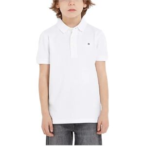 Tommy Hilfiger Hvit Poloshirt for Gutter - T-Shirt / Polo Tommy Hilfiger Hvit Poloshirt for Gutter - T-Shirt / Polo