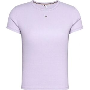 TOMMY JEANS Slim Essential Rib Lila - T-Shirt TOMMY JEANS Slim Essential Rib Lila - T-Shirt