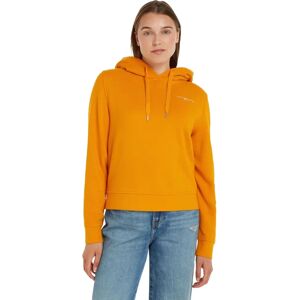 Tommy Hilfiger WW0WW40274SG3 orange hoodie - Sweatshirt Tommy Hilfiger WW0WW40274SG3 orange hoodie - Sweatshirt