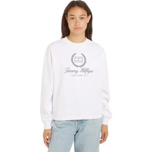 TOMMY HILFIGER White Regular Fit Sweatshirt - Sweatshirt TOMMY HILFIGER White Regular Fit Sweatshirt - Sweatshirt