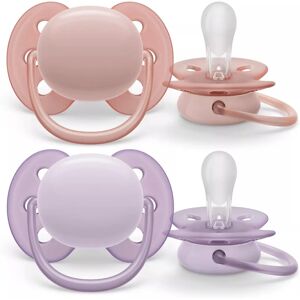 Philips AVENT Ultra Soft Pacifier - Baby Orthodontic Silicone Lilac Philips AVENT Ultra Soft Pacifier - Baby Orthodontic Silicone Lilac
