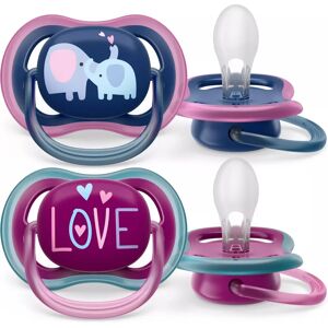 Philips Avent Ultra Air Baby Pacifier Pink - Baby pacifier, Orthodontic Silicone, Multicolour Philips Avent Ultra Air Baby Pacifier Pink - Baby pacifier, Orthodontic Silicone, Multicolour