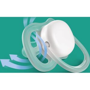 Philips Avent Ultra Air Sucette 0-6m Violet/Vert - Sucette - Publicité Philips Avent Ultra Air Sucette 0-6m Violet/Vert - Sucette - Publicité