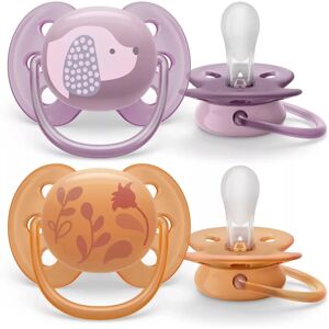 Tétine Ultrasoft Philips Avent SCF091/18 - Silicone Orthodontique Orange - Publicité Tétine Ultrasoft Philips Avent SCF091/18 - Silicone Orthodontique Orange - Publicité