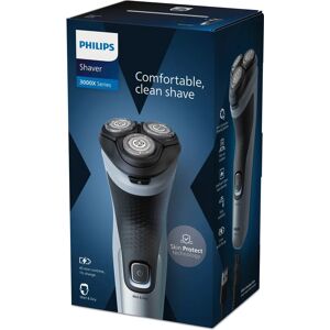 Philips X3053/00 Black Blue Wet Dry Electric Shaver - Electric Shaver Philips X3053/00 Black Blue Wet Dry Electric Shaver - Electric Shaver