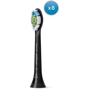 Philips Sonicare HX6068/88 Zwarte vervangkoppen - 8 stuks Philips Sonicare HX6068/88 Zwarte vervangkoppen - 8 stuks