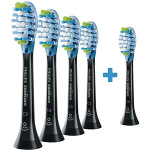 Philips Sonicare HX9045/88 Replacement Toothbrush Heads - Pack of 5 - Black Philips Sonicare HX9045/88 Replacement Toothbrush Heads - Pack of 5 - Black