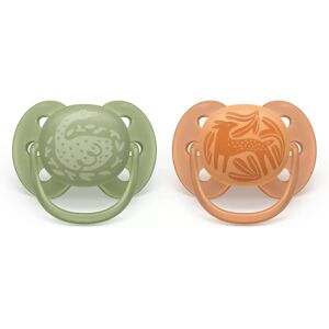 Chupeta para bebê Philips AVENT SCF093/06 - Silicone Ortodôntico Verde, Laranja Chupeta para bebê Philips AVENT SCF093/06 - Silicone Ortodôntico Verde, Laranja