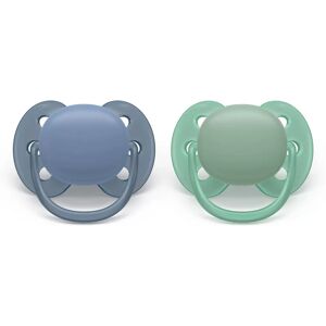 Chupeta para bebê Philips AVENT SCF091/42 - Silicone Ortodôntico - Azul, Verde Chupeta para bebê Philips AVENT SCF091/42 - Silicone Ortodôntico - Azul, Verde