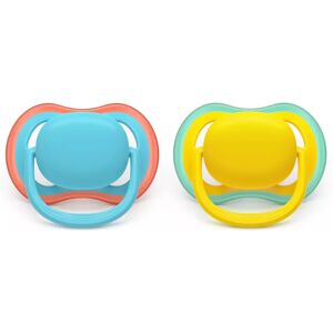 Chupeta Ultra Air Philips Avent - Silicone Ortodôntico Azul, Amarelo Chupeta Ultra Air Philips Avent - Silicone Ortodôntico Azul, Amarelo