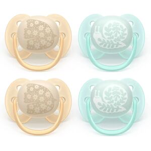 Philips Avent Babytutt - Ultra mjuk ortodontisk silikon Ljusblå, Gul Philips Avent Babytutt - Ultra mjuk ortodontisk silikon Ljusblå, Gul