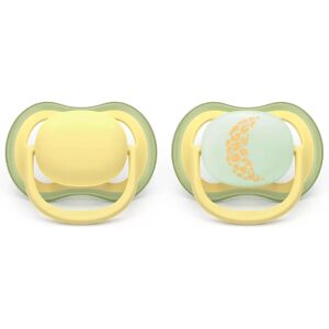 Sucette Philips Avent - Silicone Orthodontique, Lumineuse dans le Noir, 0+ Mois - Publicité Sucette Philips Avent - Silicone Orthodontique, Lumineuse dans le Noir, 0+ Mois - Publicité