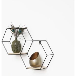 VIVOL Ivol - Étagère murale hexagonale en métal - 30,5x41 cm - Publicité VIVOL Ivol - Étagère murale hexagonale en métal - 30,5x41 cm - Publicité