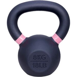 ForzaFit 8 kg Valurautainen Kettlebell - Musta Vaaleanpunainen - Täyskroppharjoittelu ForzaFit 8 kg Valurautainen Kettlebell - Musta Vaaleanpunainen - Täyskroppharjoittelu