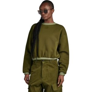 G-Star RAW Badge Logo Oversized Sweater - Green Cotton - Size 2xs G-Star RAW Badge Logo Oversized Sweater - Green Cotton - Size 2xs