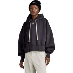 G-Star Oversized Cropped Hoodie gray black D24236-D425-992 G-Star Oversized Cropped Hoodie gray black D24236-D425-992