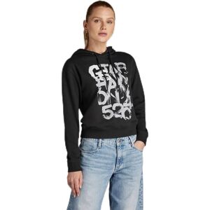 G-Star RAW Graphic 3 Bluza z kapturem - Czarna - Kobieta L - Bluza z kapturem G-Star RAW Graphic 3 Bluza z kapturem - Czarna - Kobieta L - Bluza z kapturem