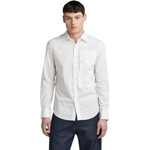 Camisa ajustada G-Star RAW G4A - Blanco - Hombre XS Camisa ajustada G-Star RAW G4A - Blanco - Hombre XS