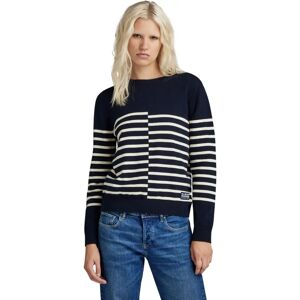 G-Star Pulower z broken stripe niebieski salut D24489-D563-C742 G-Star Pulower z broken stripe niebieski salut D24489-D563-C742