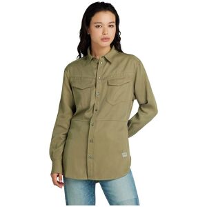 G-Star Raw Womens Green Lyocell Tunic Shirt - Long Sleeve G-Star Raw Womens Green Lyocell Tunic Shirt - Long Sleeve