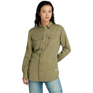 G-Star Raw Damska Zielona Lyocell Tunika - Długi rękaw G-Star Raw Damska Zielona Lyocell Tunika - Długi rękaw